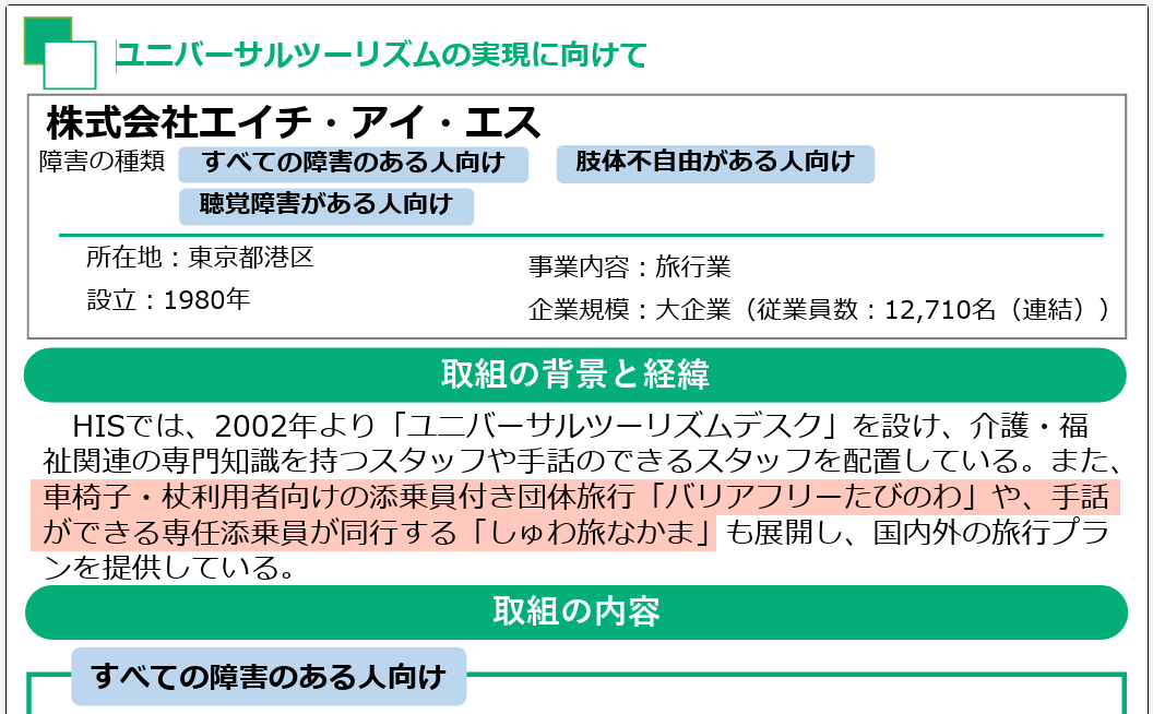 内閣府 合理的配慮に関する好事例集より引用
