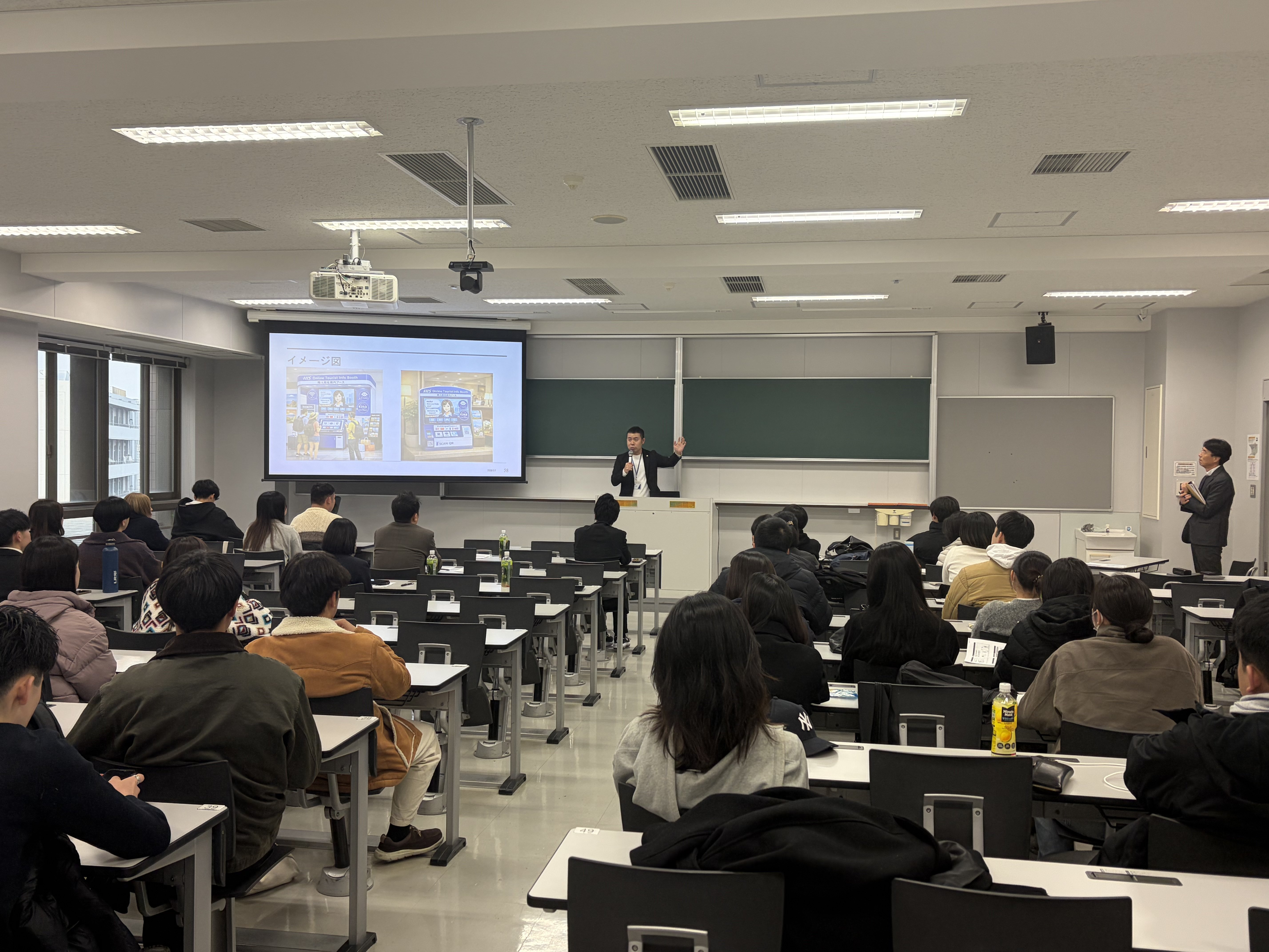 九州産業大学での授業の様子