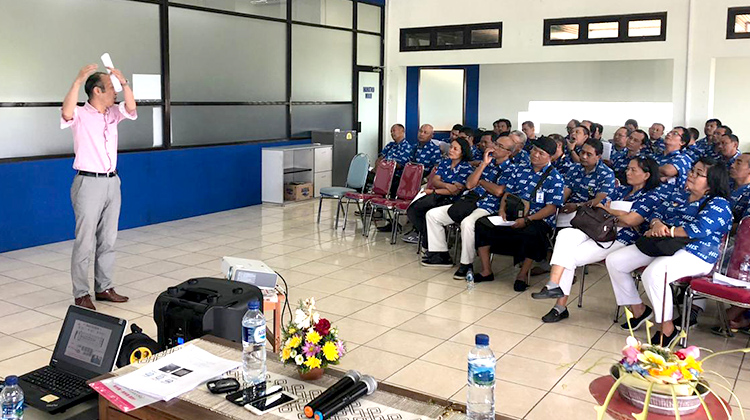 Guide training in HIS Bali branch